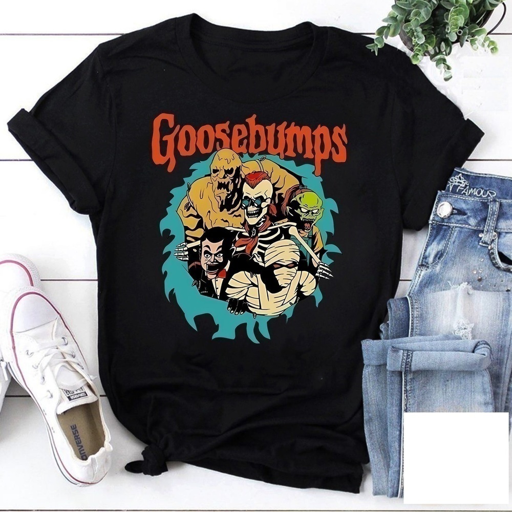 Halloween Goosebumps Gift Funny Spooky Graphic Unisex T-Shirt